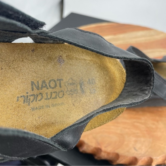 Naot Womens Kayla Black Ankle Strap Sandals Size 40 US 9 - Picture 4 of 5